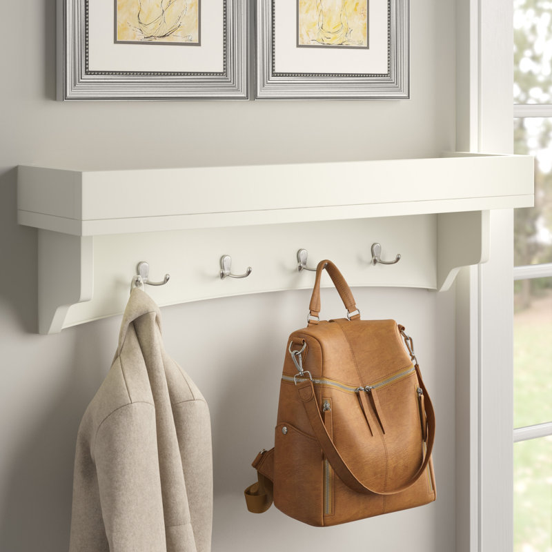 Three Posts™ Kerlin Wall Mounted Coat Rack & Reviews Wayfair